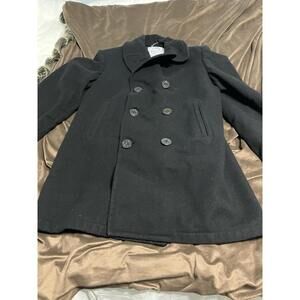 DSCP Quarterdeck Collection Genuine Navy Issue Wool Pea Coat Size 42XL
